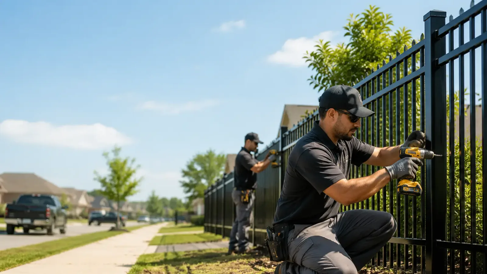 Metal Fence Installation in Angleton, TX